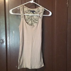 Lace-back AE ribbed boyfriend tank